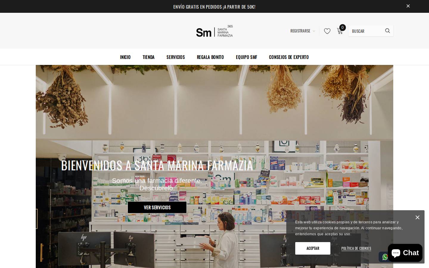 smfarmazia.com homepage screenshot