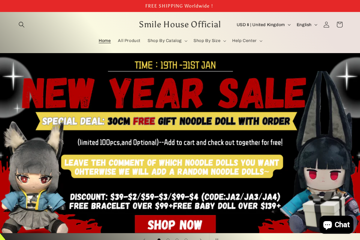 Smilehouseofficial homepage screenshot