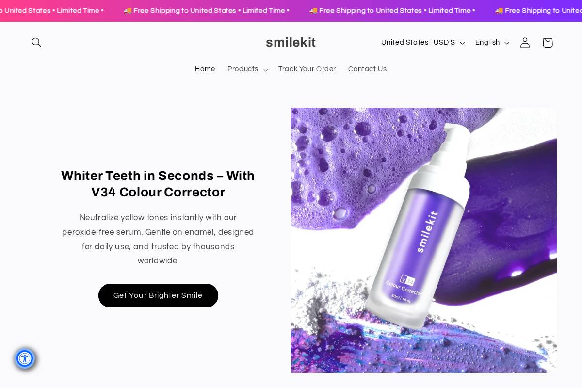 SmileLife™ homepage screenshot