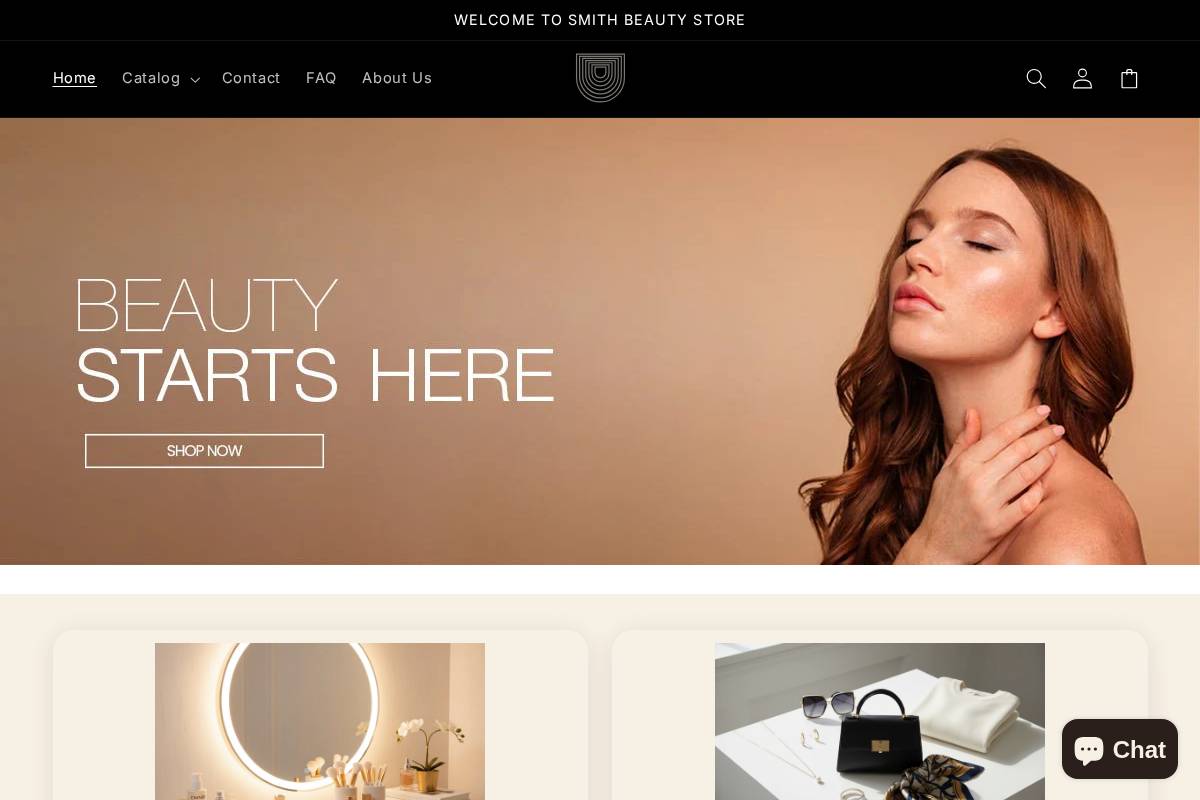 smithbeautystore.com homepage screenshot