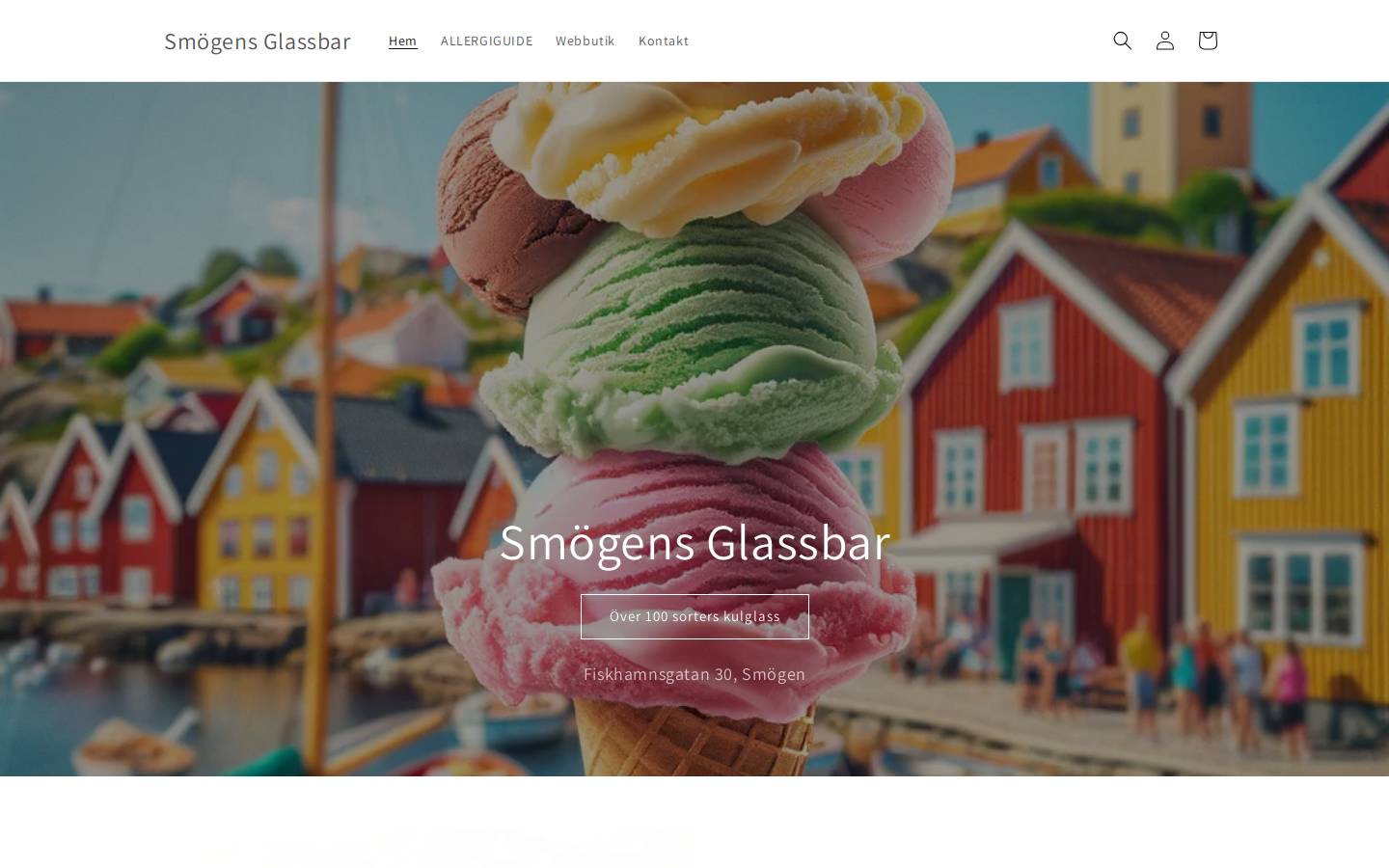 smogensglassbar.com homepage screenshot