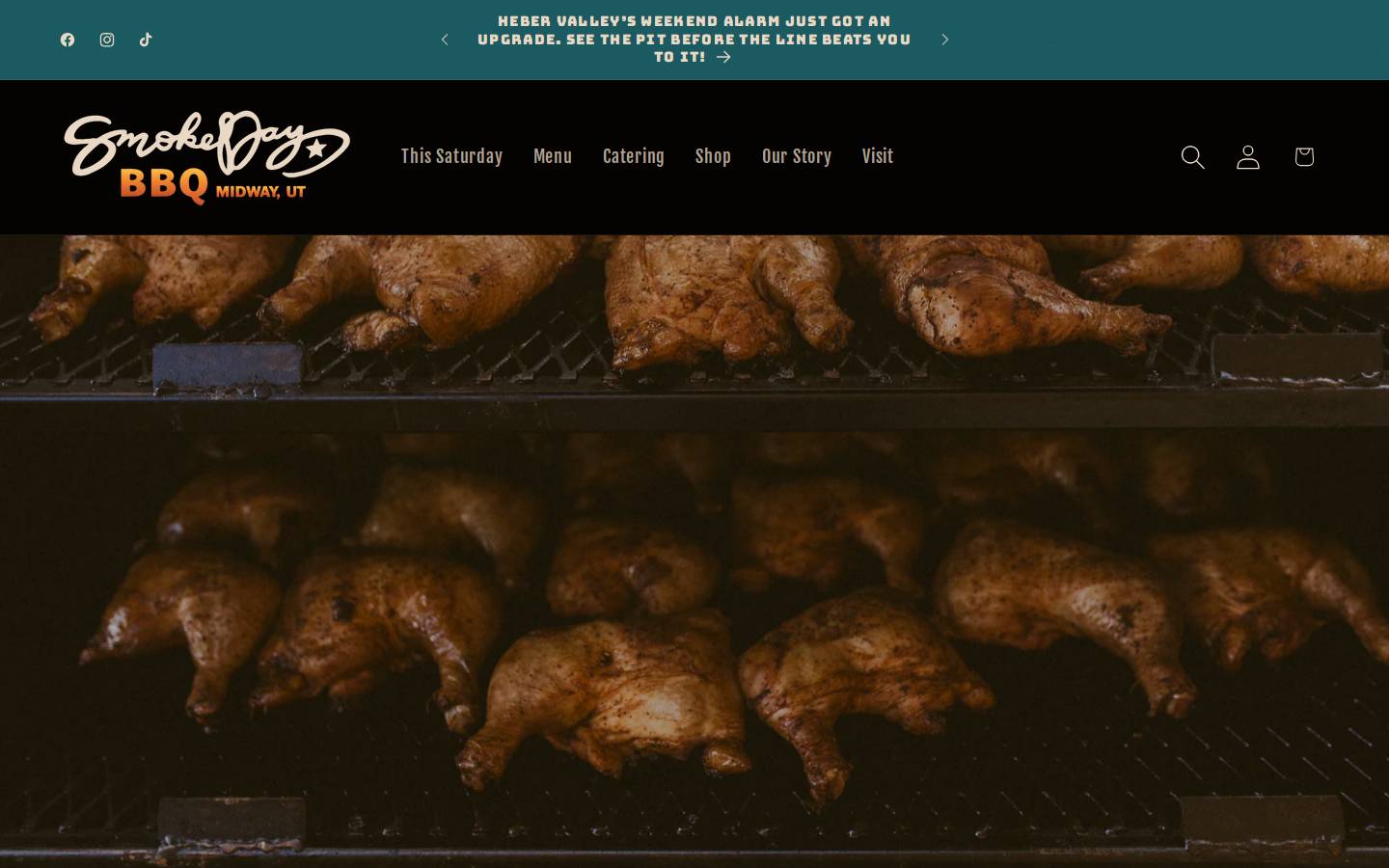 smokedaybbq.com homepage screenshot