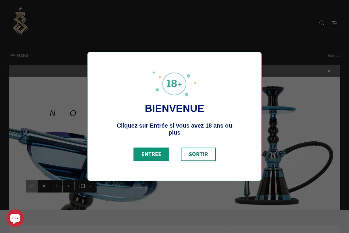 smokefamily.fr homepage screenshot