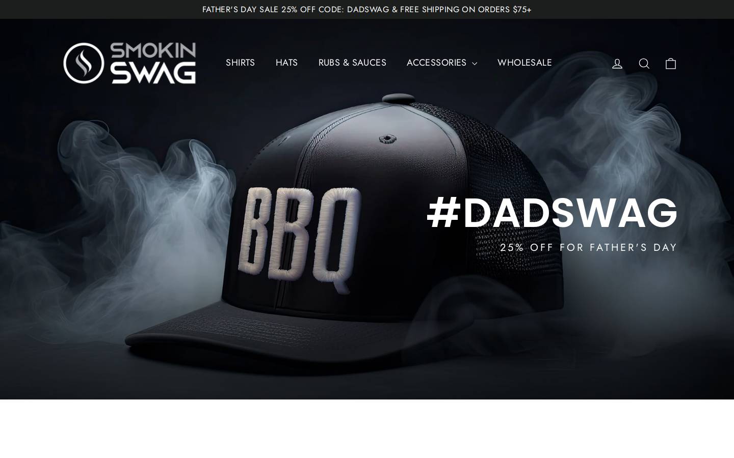 smokinswag.com homepage screenshot