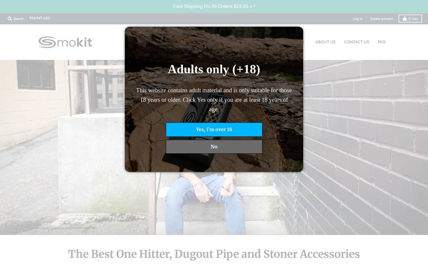 smokits.com homepage screenshot