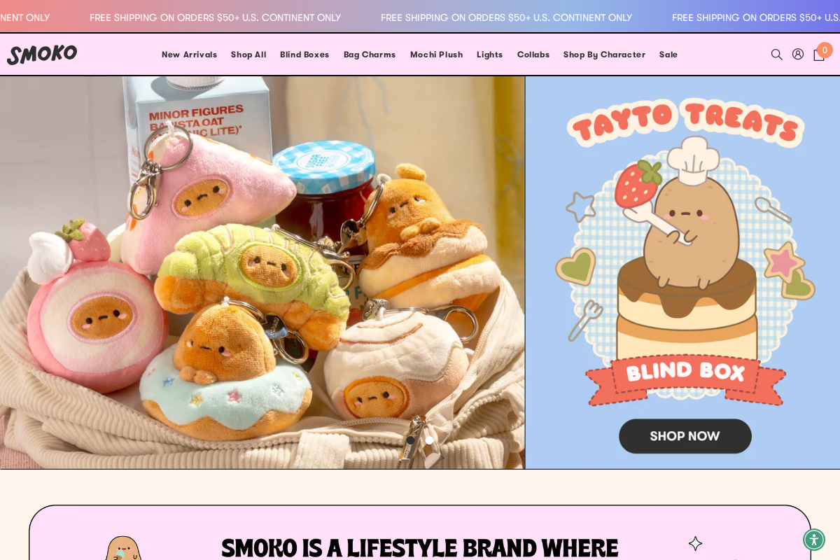 Smoko homepage screenshot