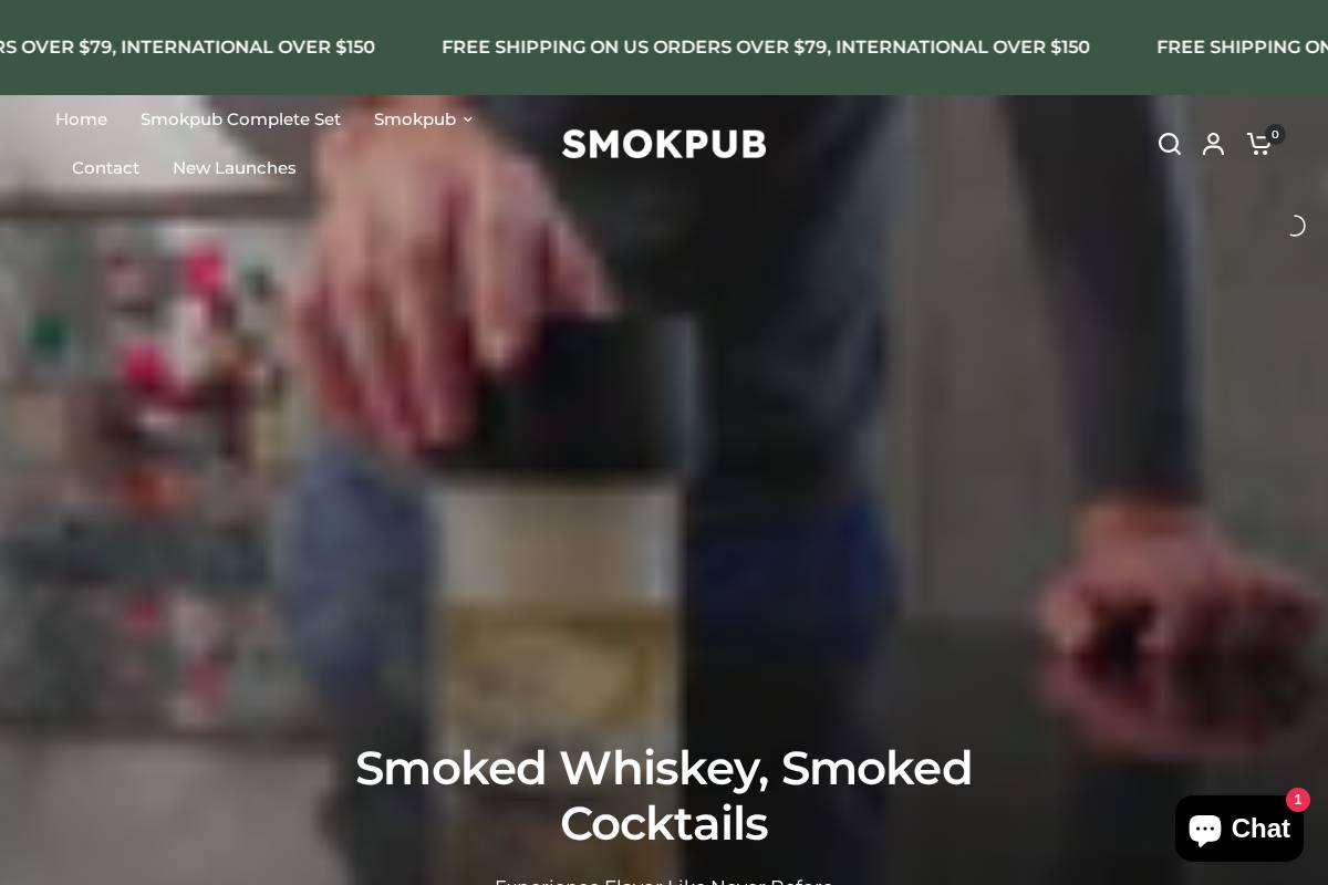 Smokpub homepage screenshot