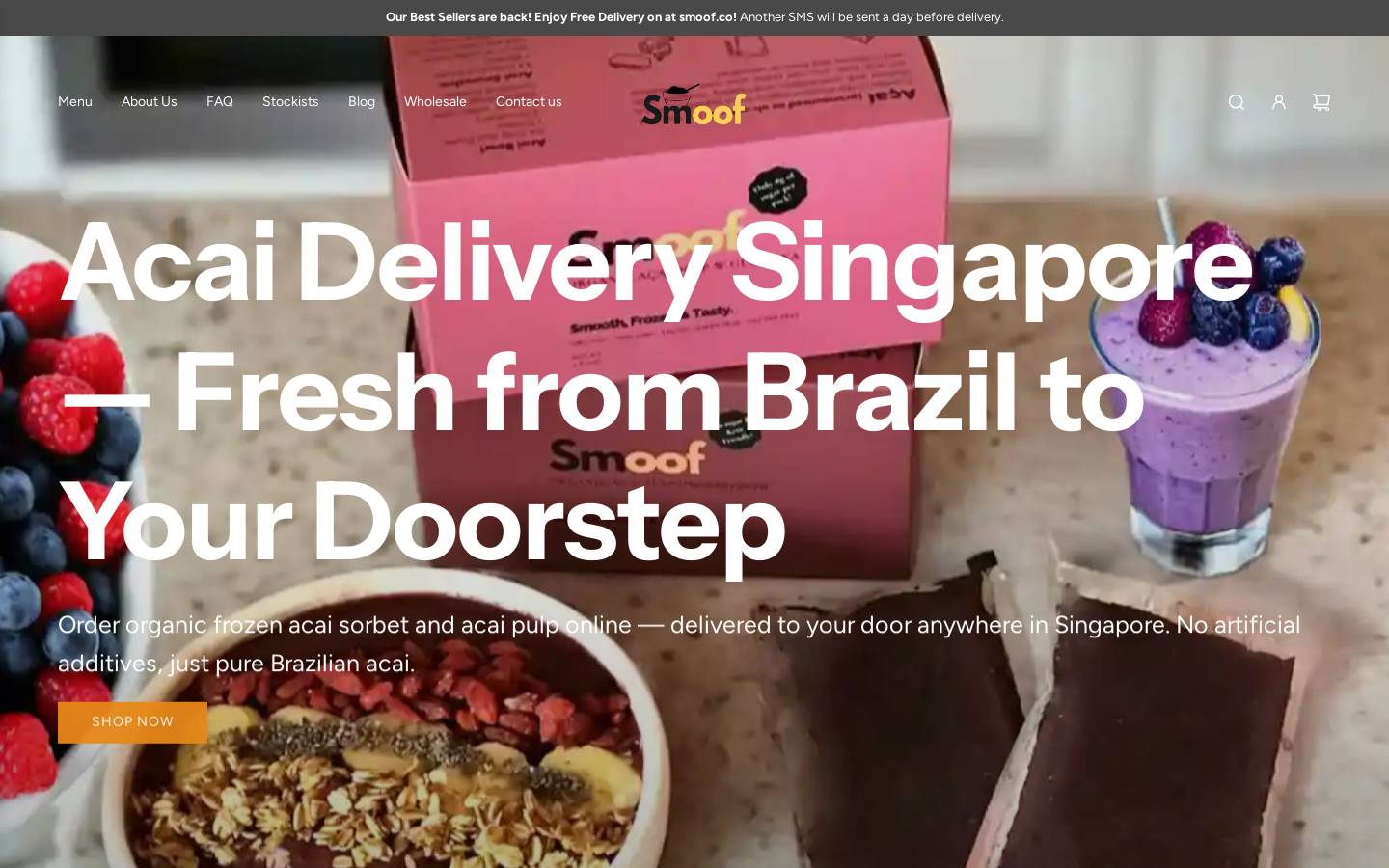 smoof.co homepage screenshot