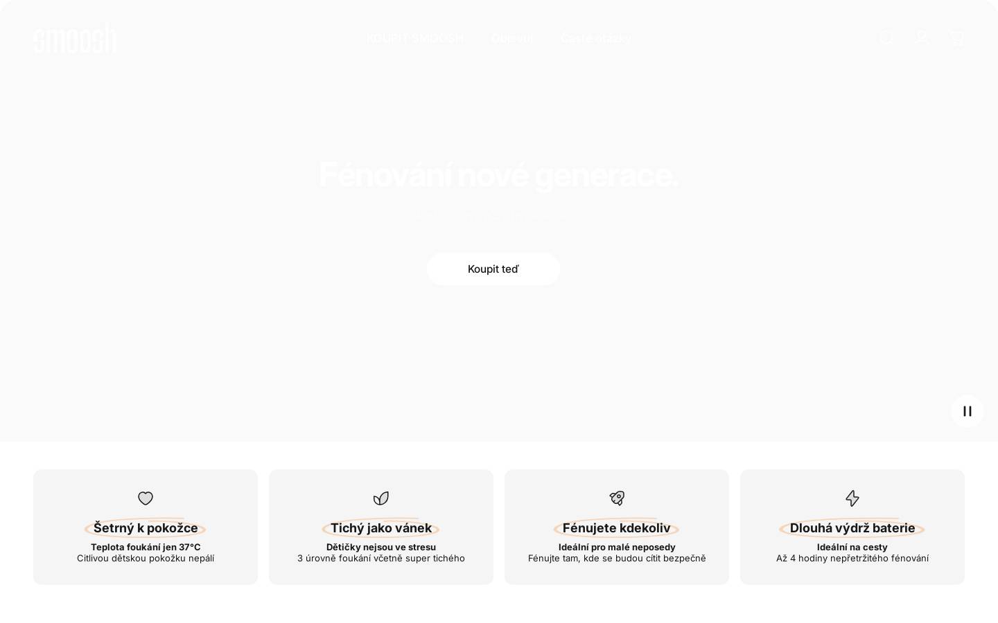 smoosh.cz homepage screenshot