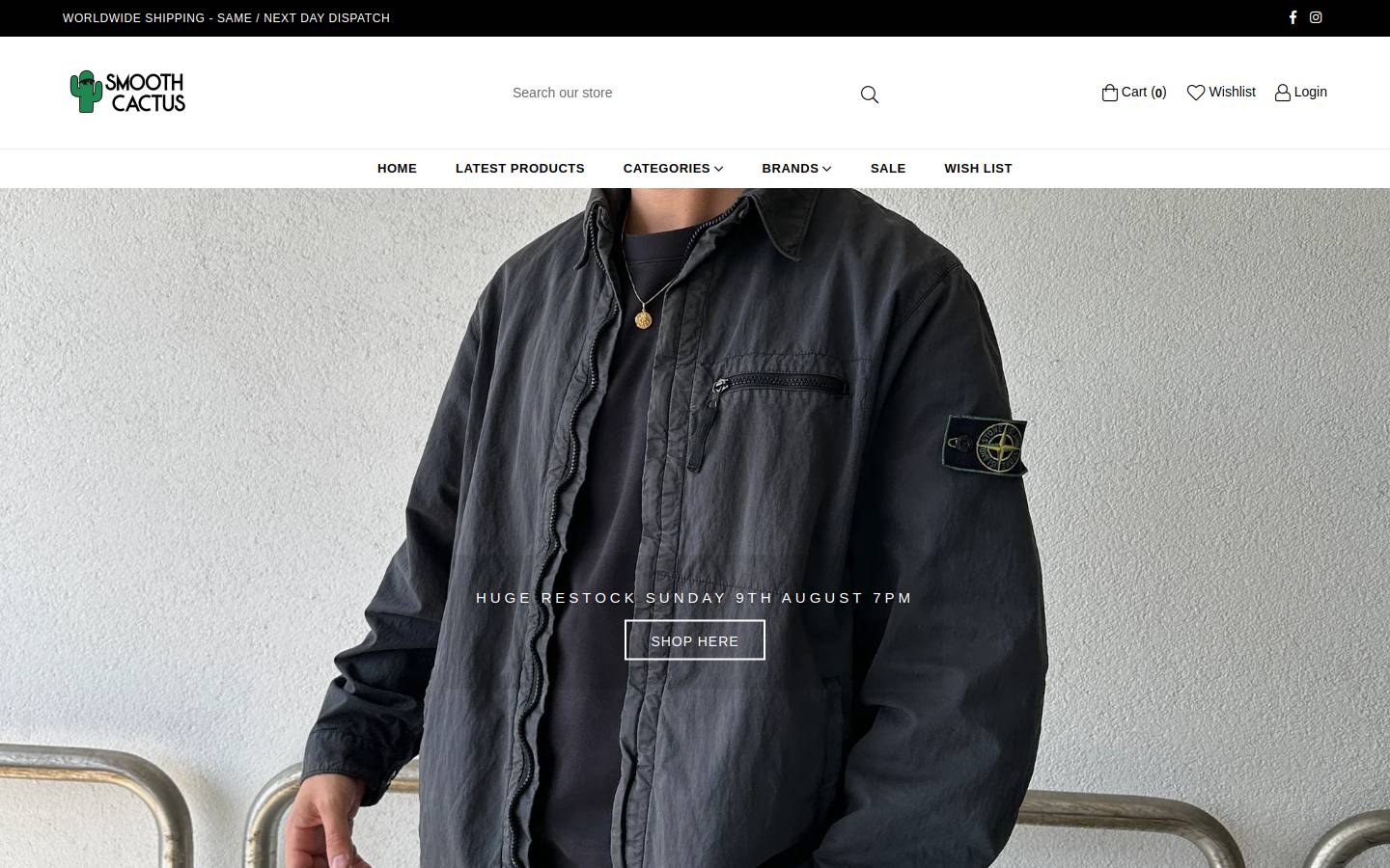 Smoothcactus homepage screenshot