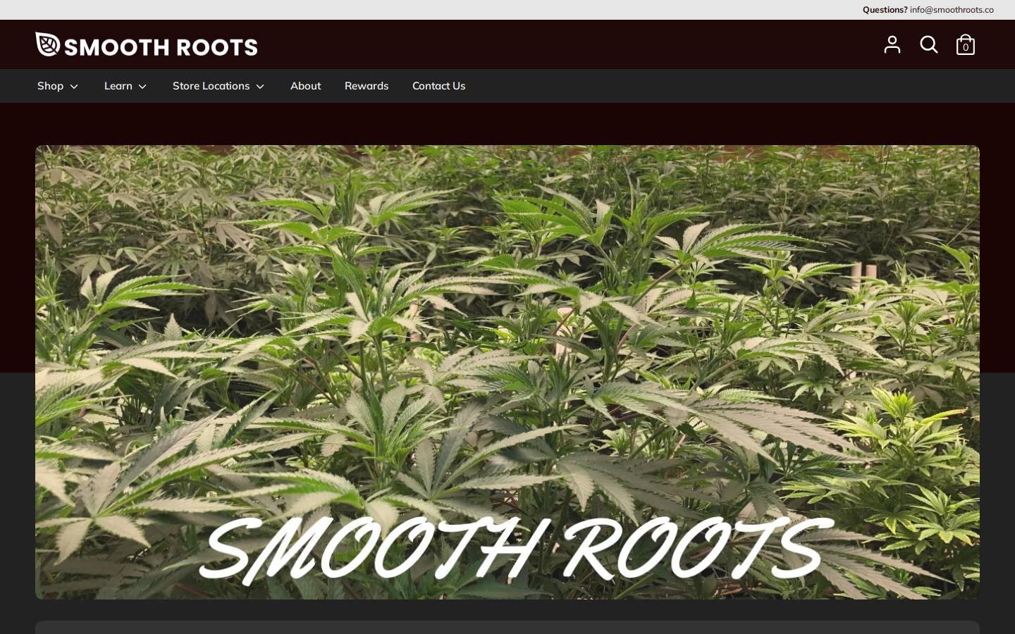 smoothroots.co homepage screenshot