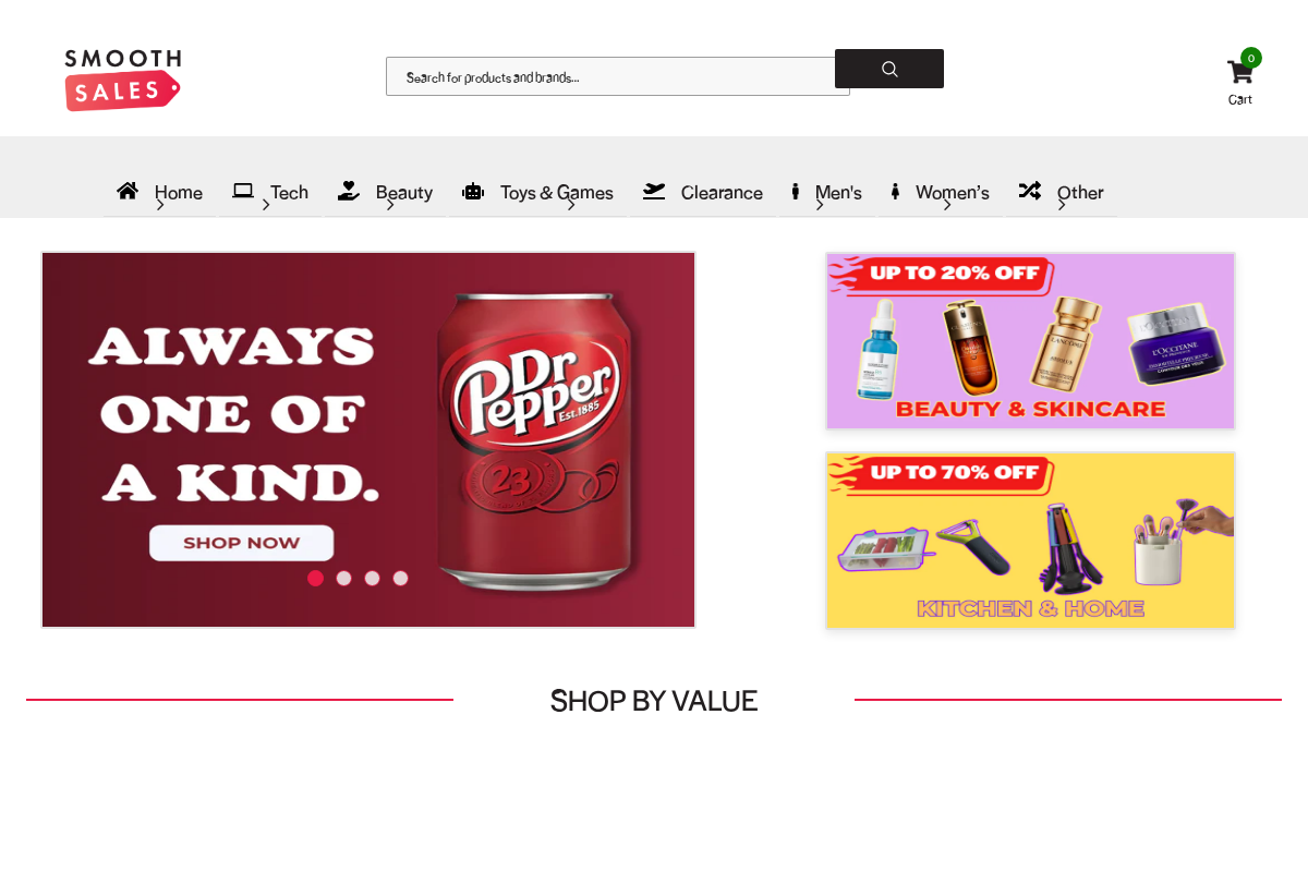 Smooth Sales homepage screenshot