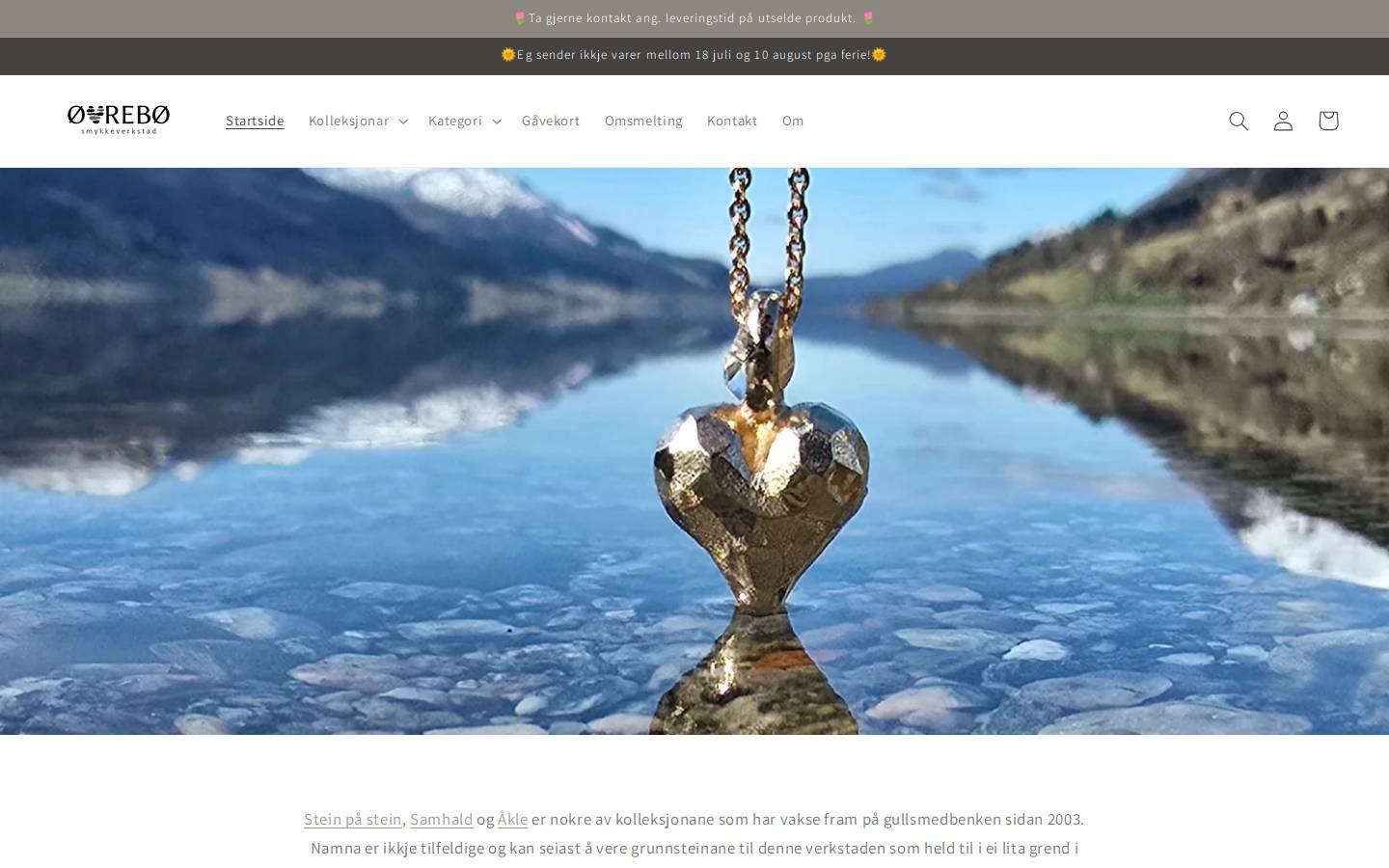 Smykkesmed homepage screenshot