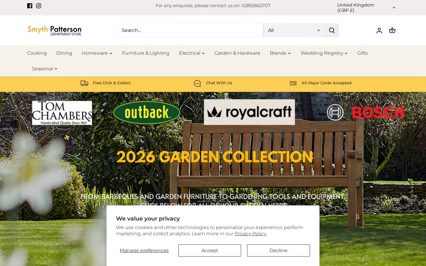 smythpatterson.co.uk homepage screenshot