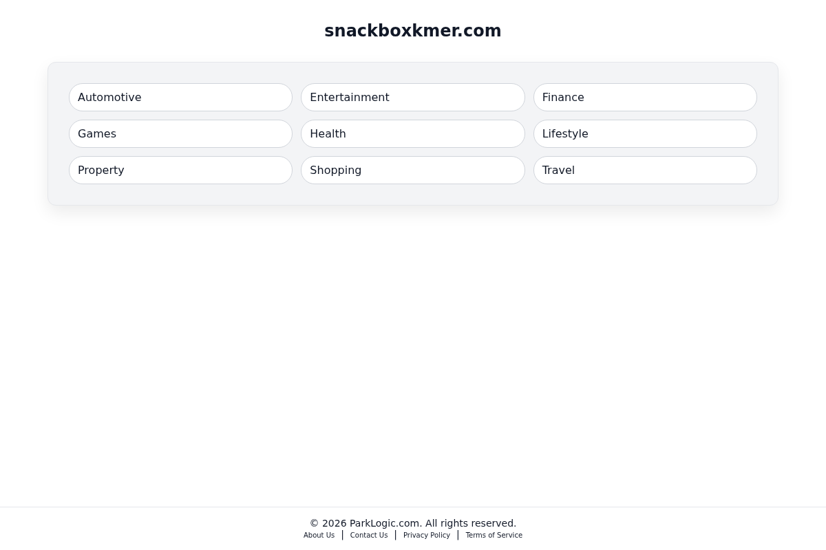 snackboxkmer.com homepage screenshot