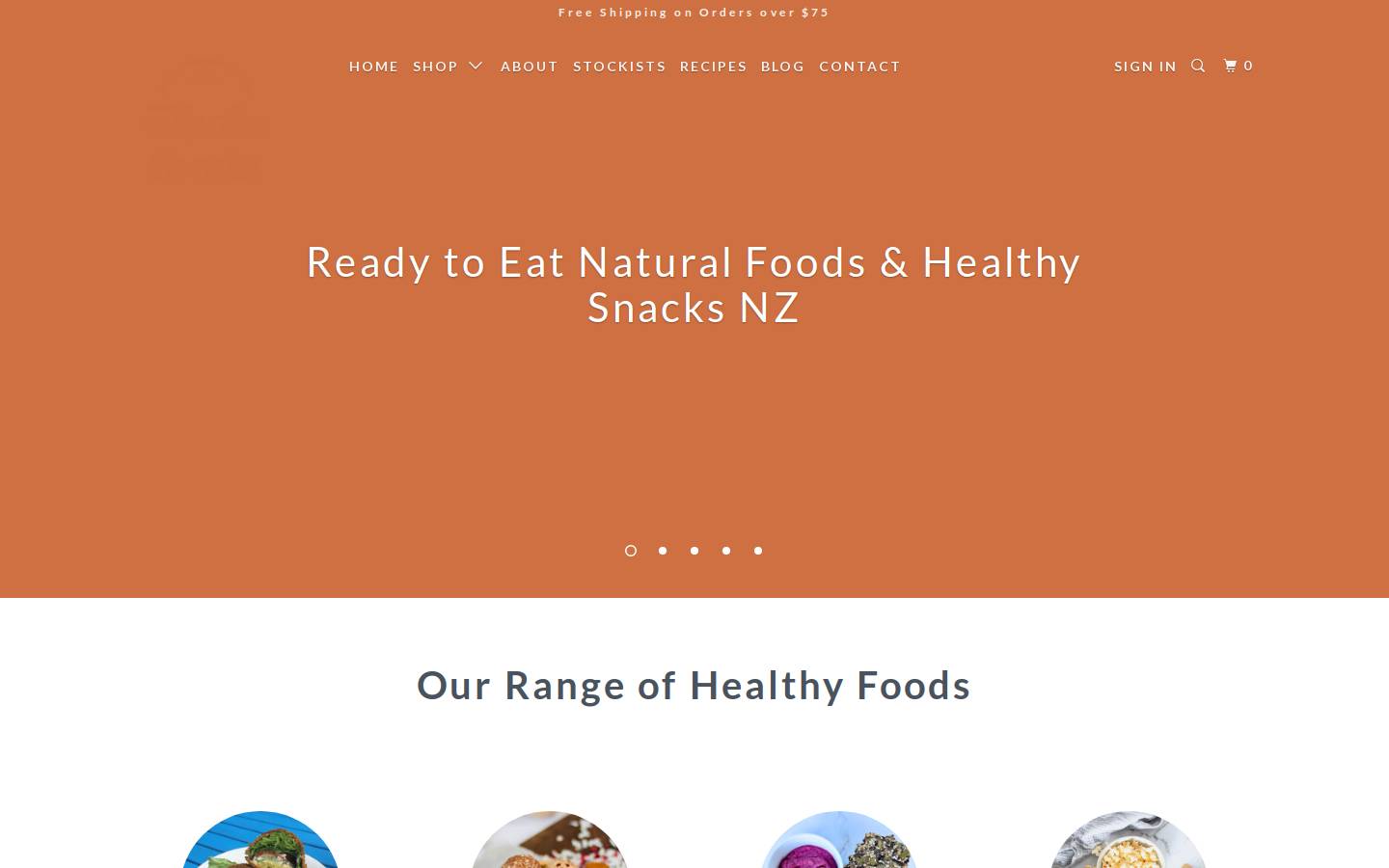 snackpack.co.nz homepage screenshot
