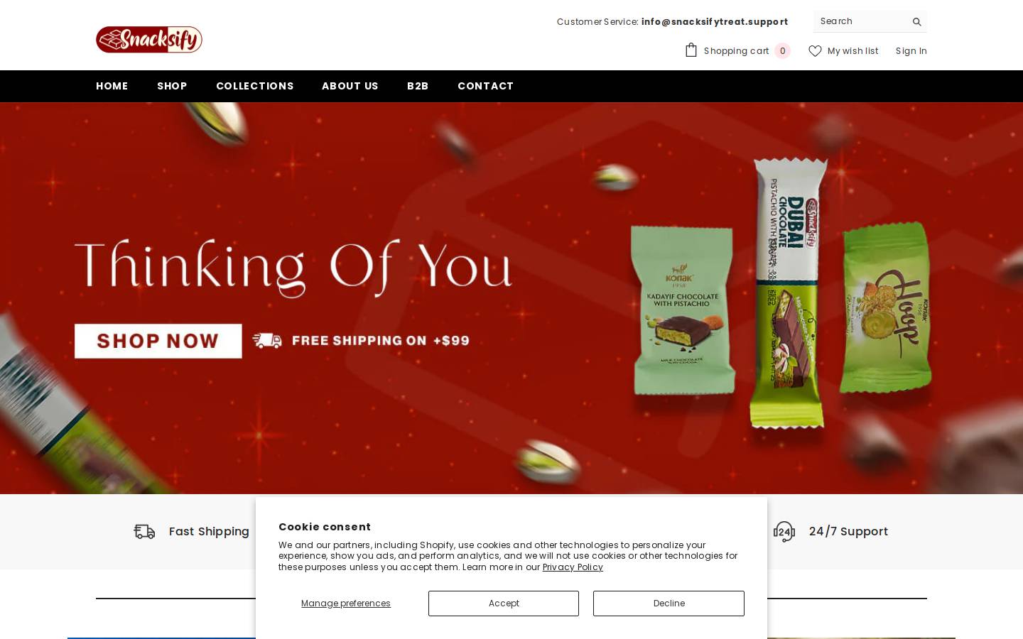 snacksifytreat.com homepage screenshot