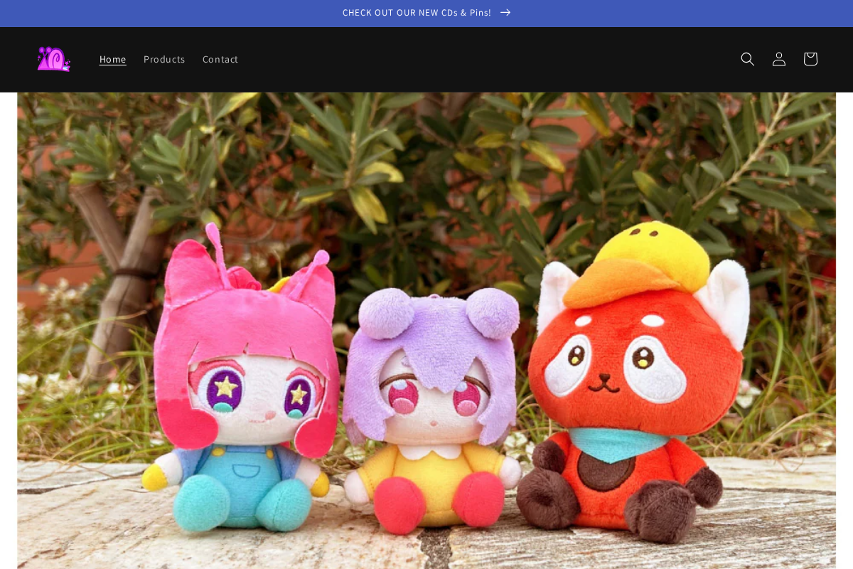 Snailmerch homepage screenshot