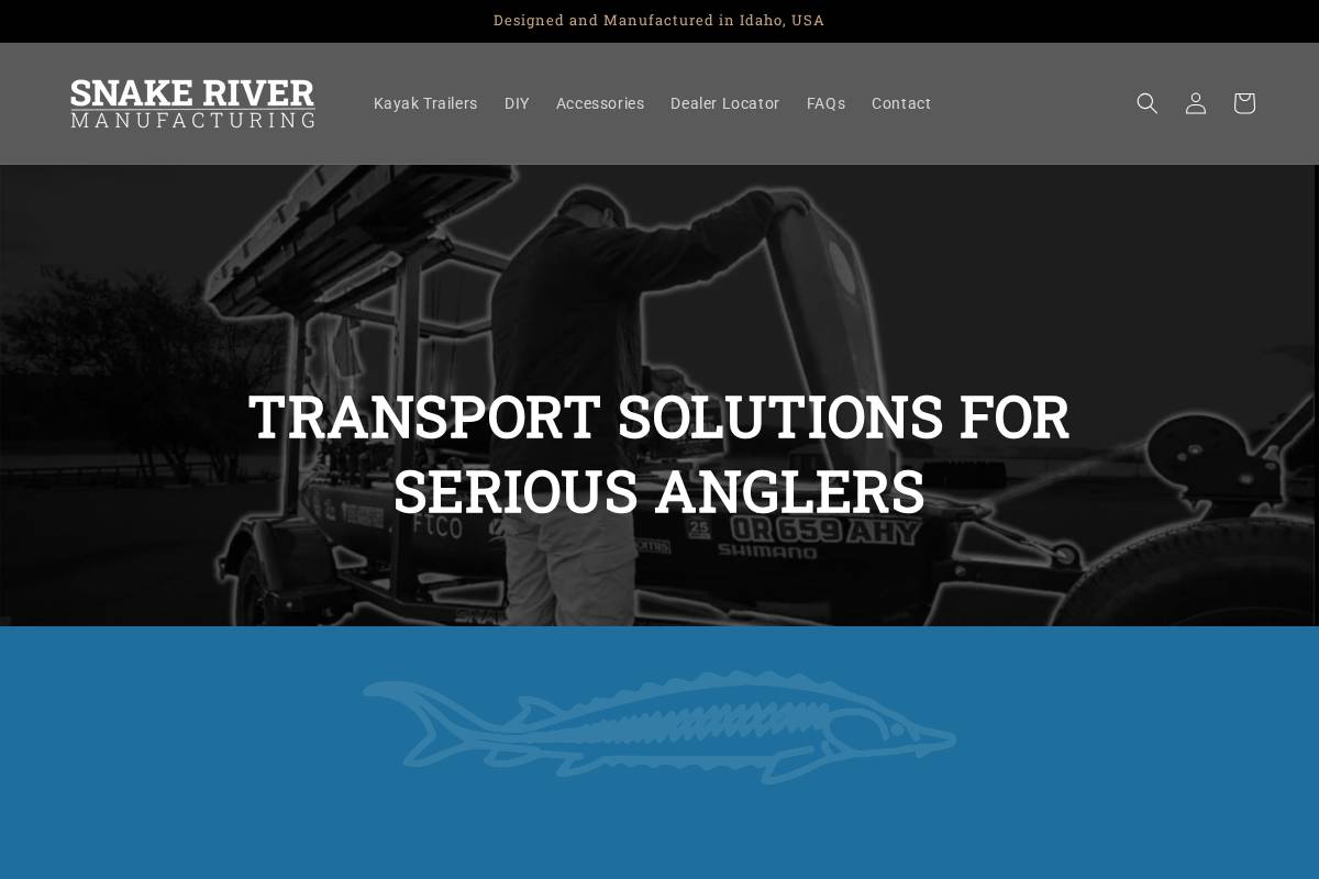 snakeriverlocker.com homepage screenshot