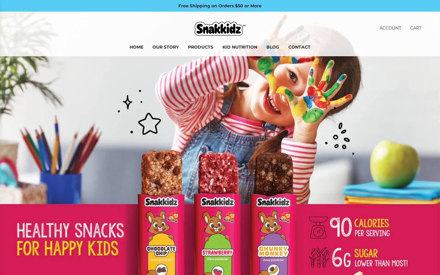 snakkidz.com homepage screenshot