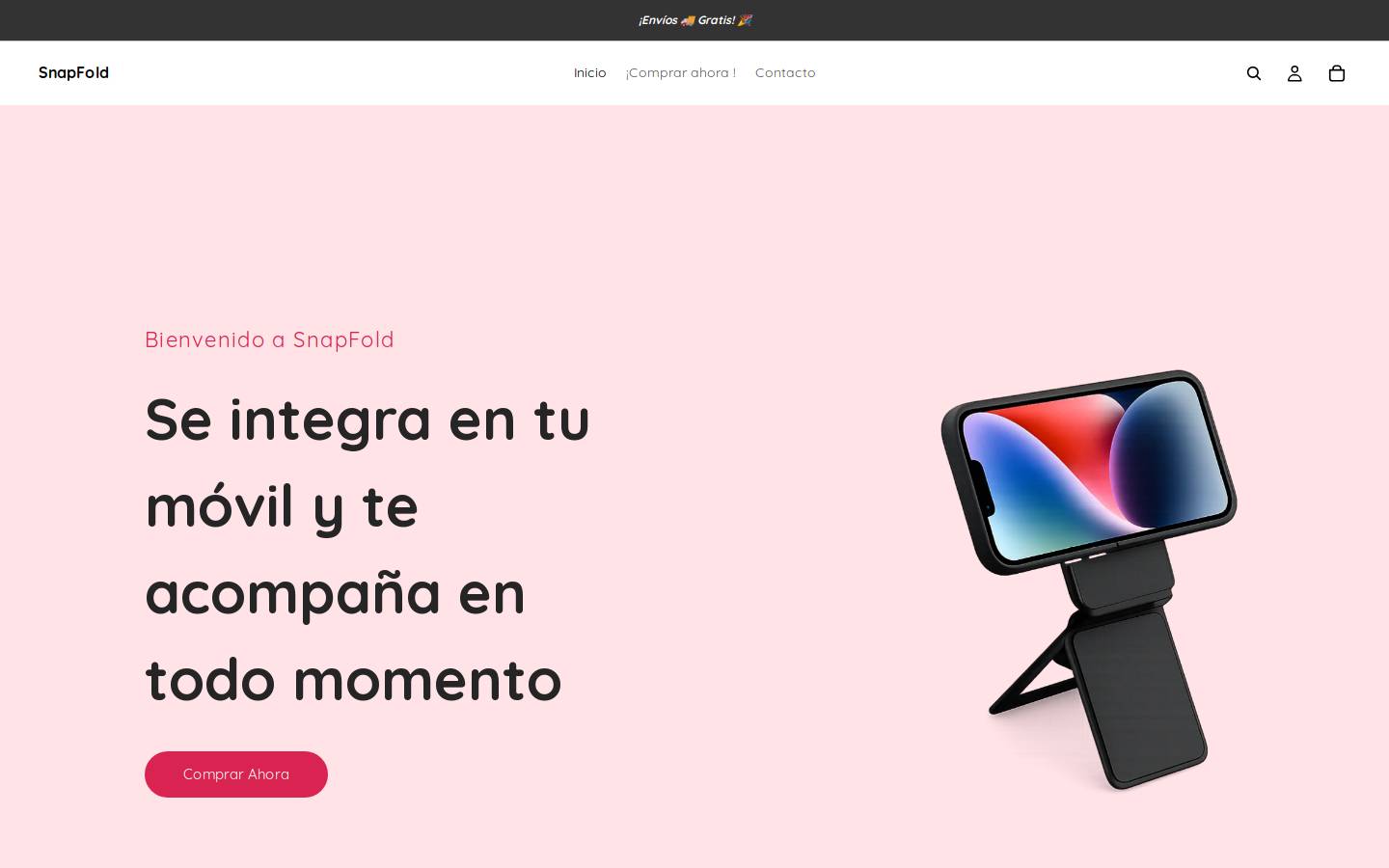snapfoldshop.com homepage screenshot