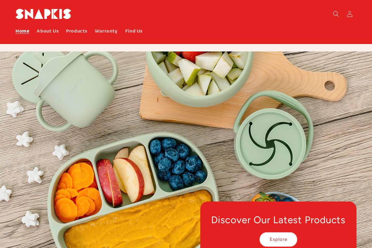 snapkis.com homepage screenshot