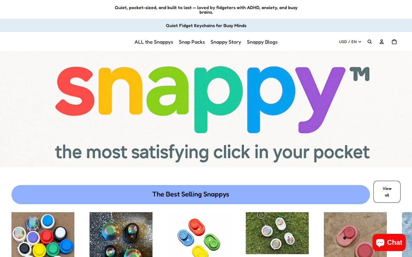 snappyslide.shop homepage screenshot