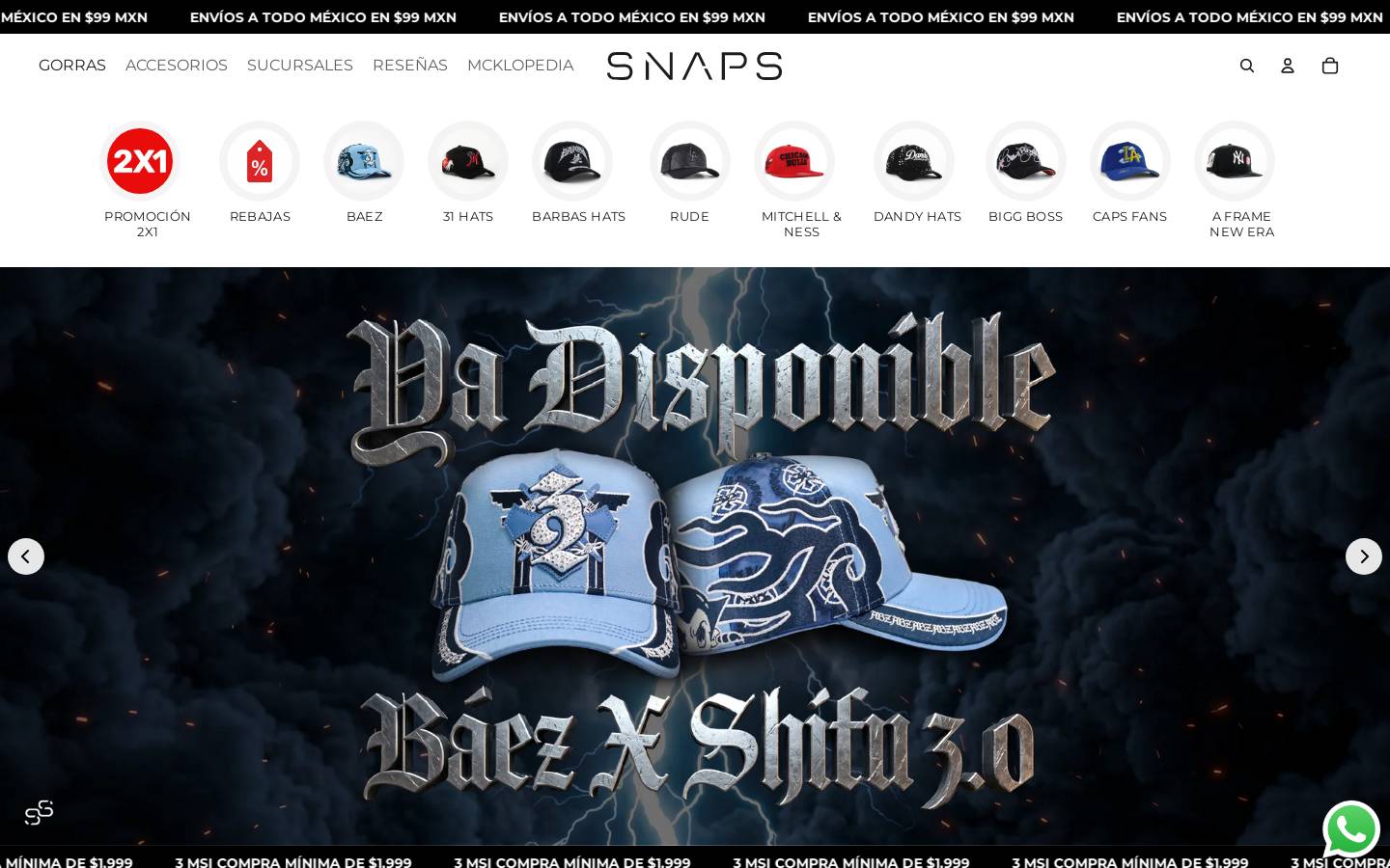 snapsmx.com homepage screenshot