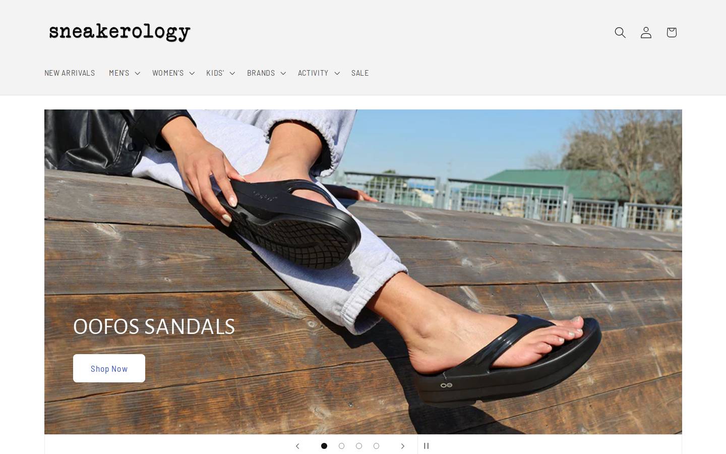 sneakerologyny.com homepage screenshot