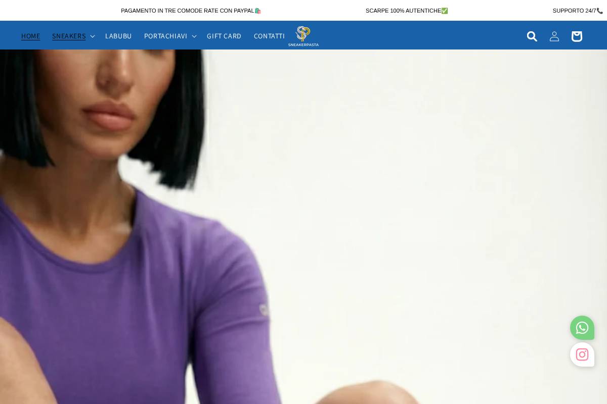 Sneakerpasta homepage screenshot