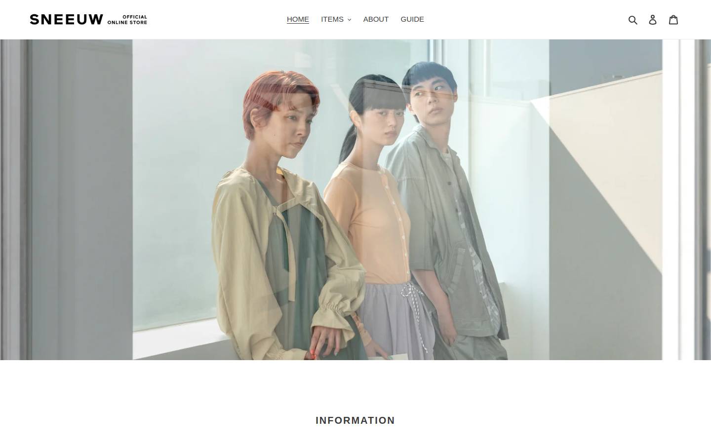 sneeuw.shop homepage screenshot