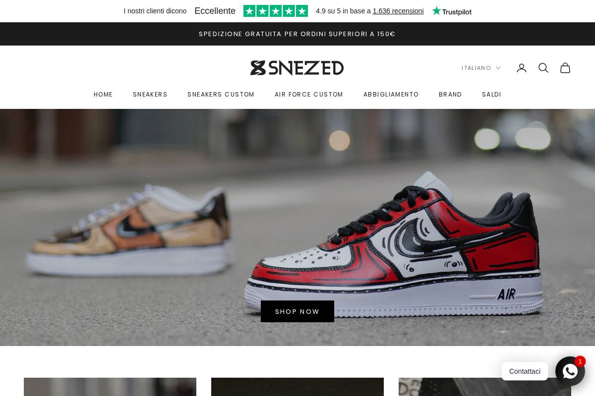 snezed.com homepage screenshot