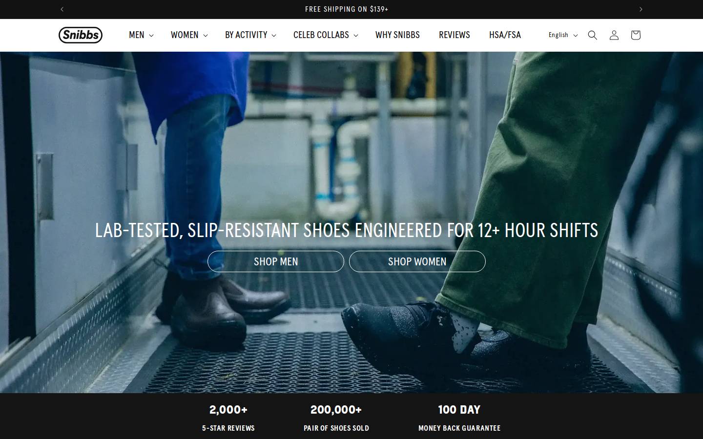 Snibbs homepage screenshot