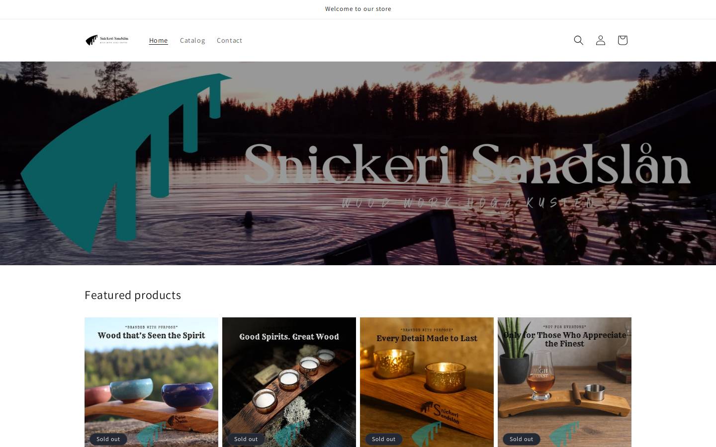 snickerisandslan.com homepage screenshot