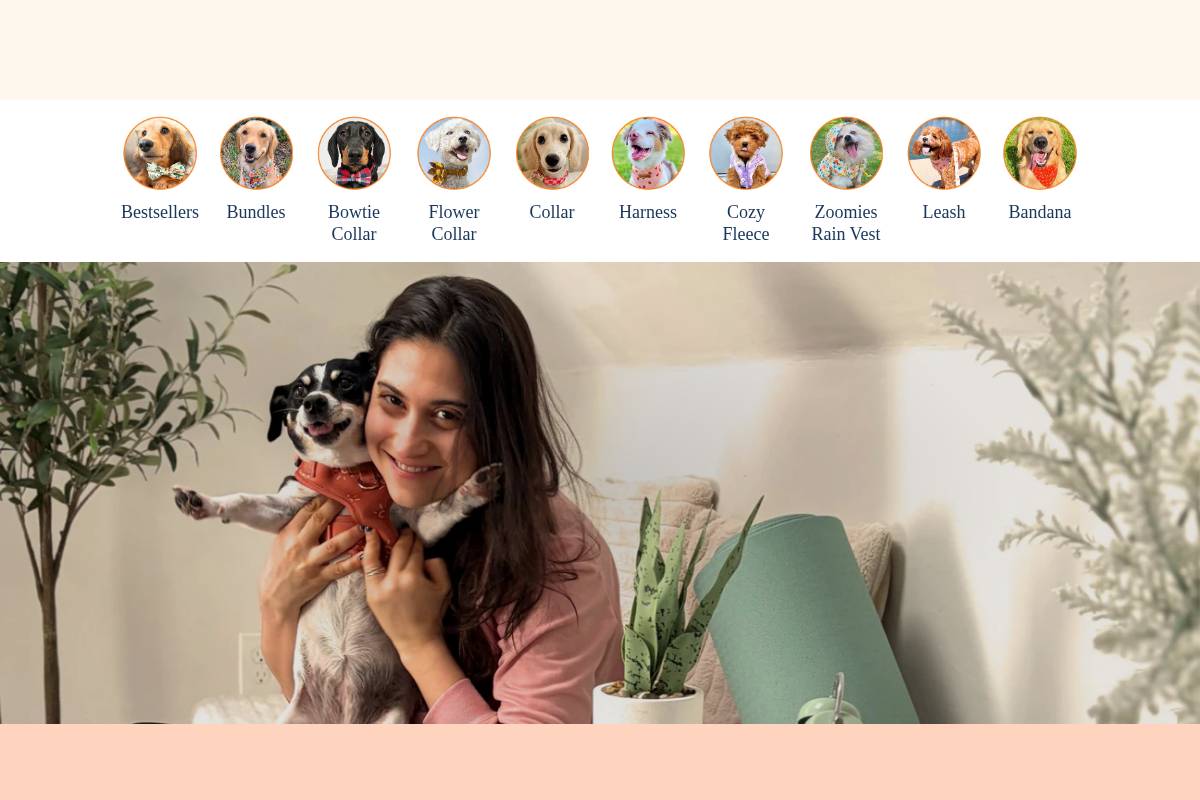 Sniff & Bark™ homepage screenshot