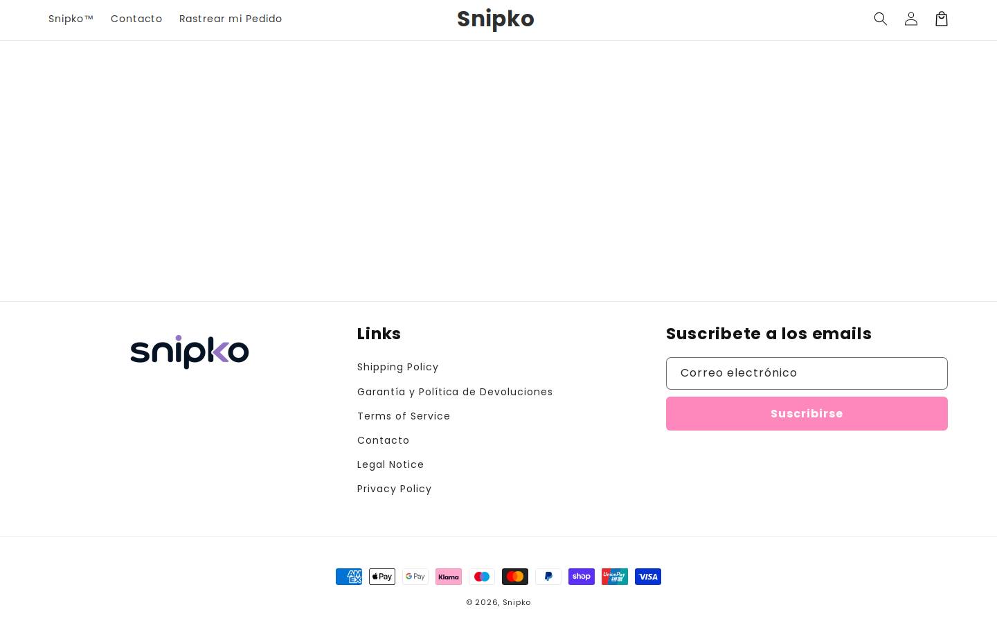 snipko.com homepage screenshot