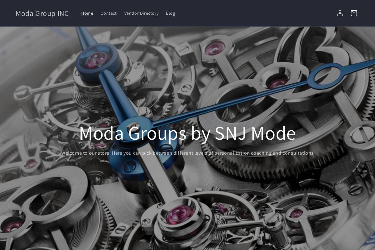 snjmode.com homepage screenshot