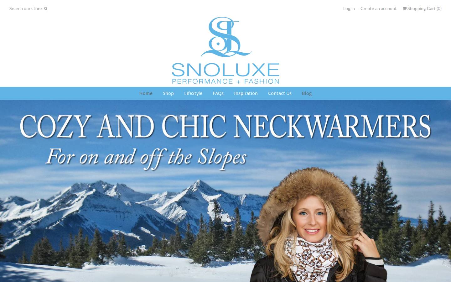snoluxe.com homepage screenshot