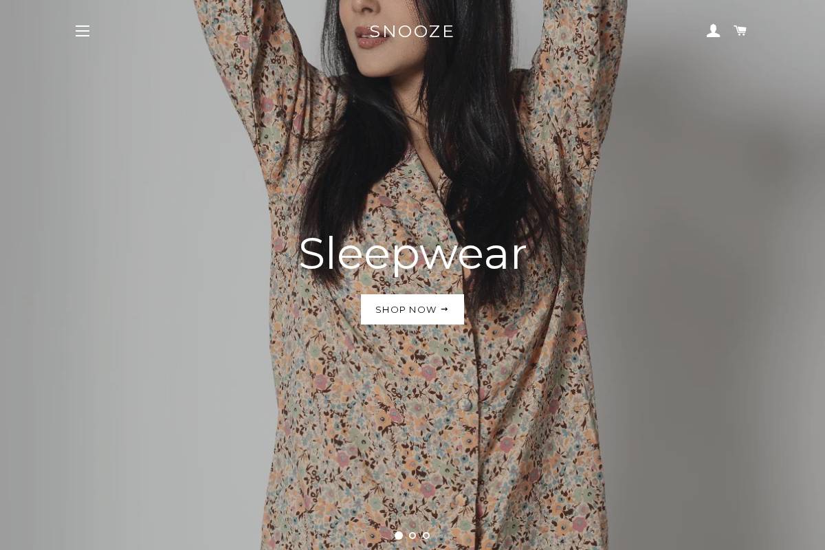 snoozepjs.com homepage screenshot