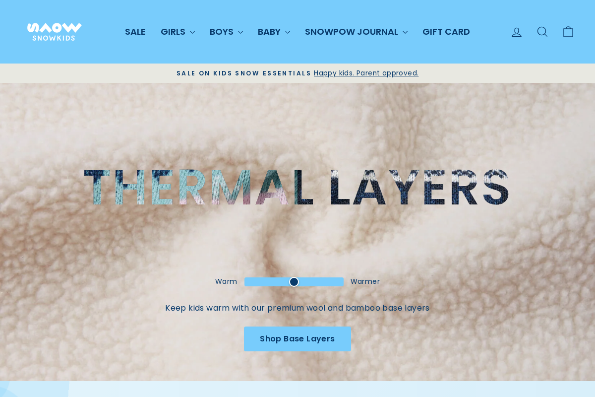 snowkids.com.au homepage screenshot