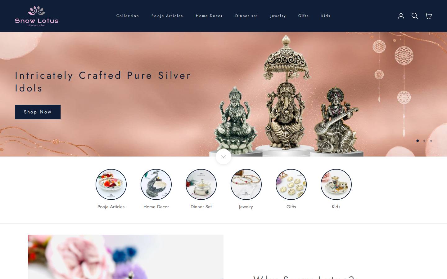 snowlotus.io homepage screenshot