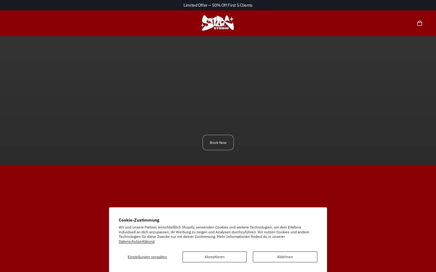 snoxstudio.com homepage screenshot