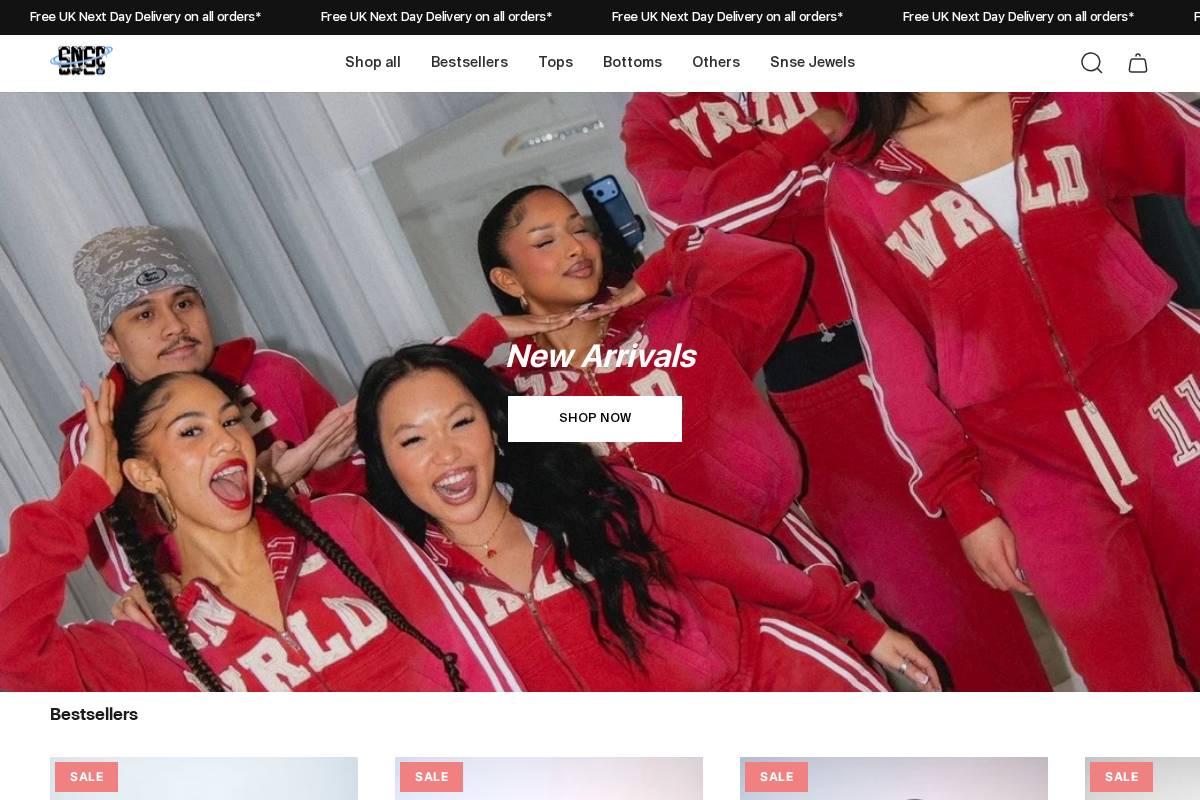 snsewrld.com homepage screenshot