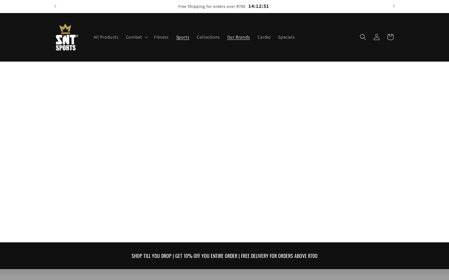 sntsports.co.za homepage screenshot