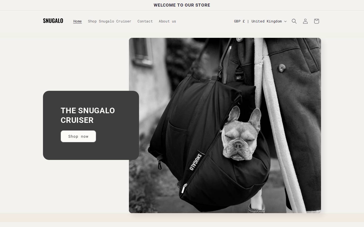 snugalo.com homepage screenshot