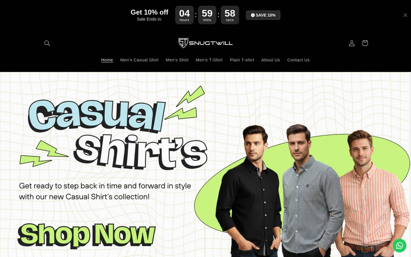 snugtwill.com homepage screenshot