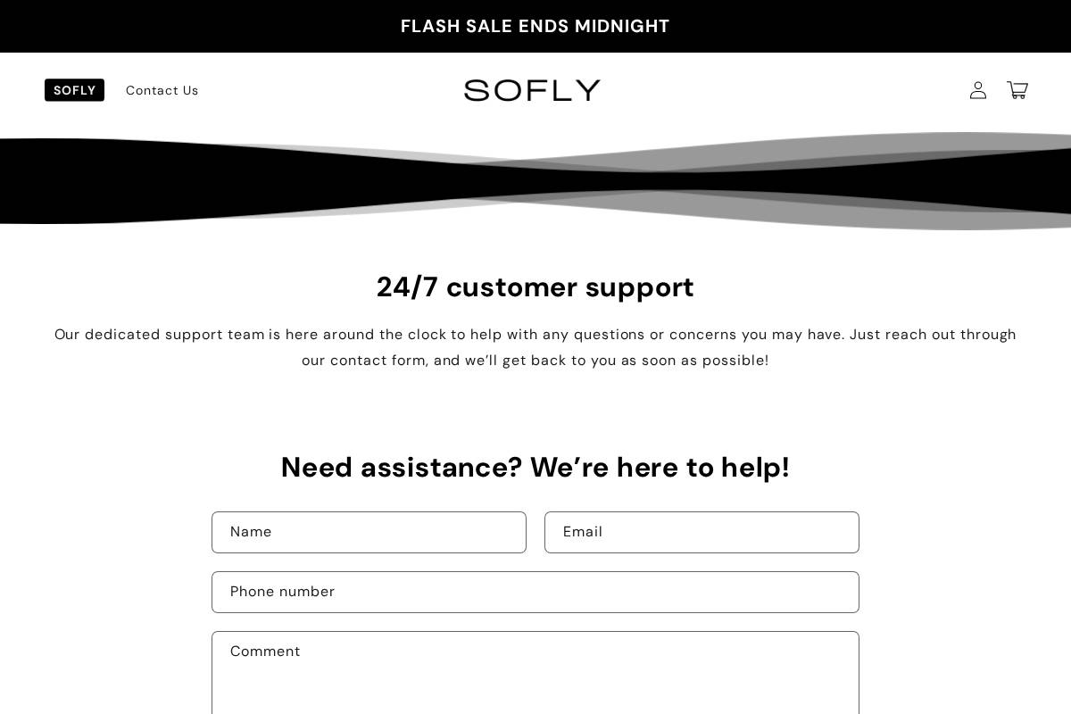 So Fly homepage screenshot
