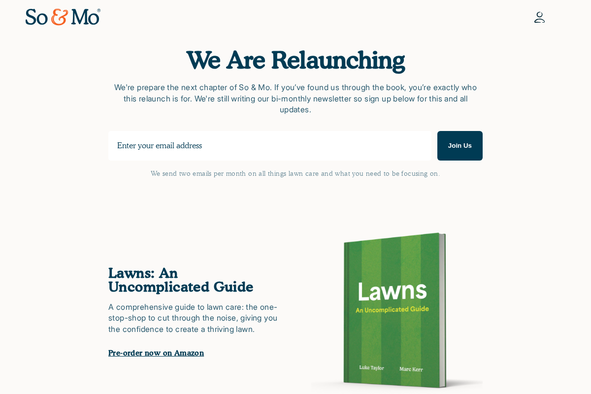 So & Mo homepage screenshot