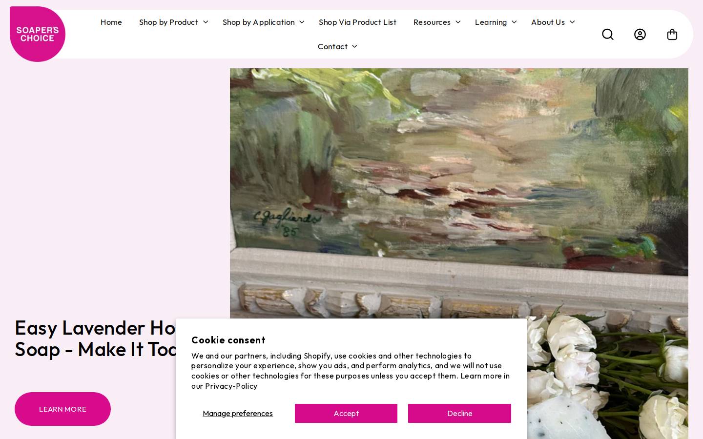 soaperschoice.com homepage screenshot