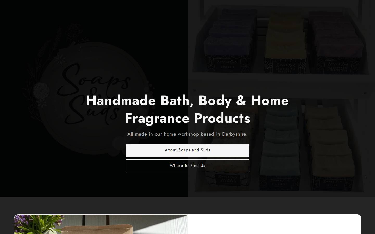 soapsandsudsuk.com homepage screenshot